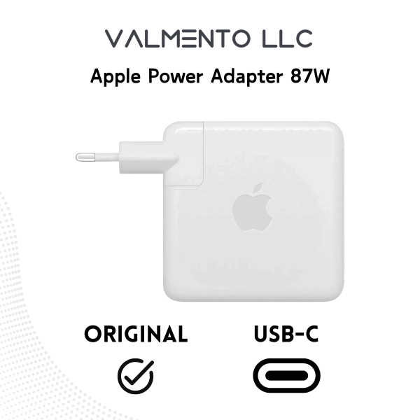 Apple Original USB-C Netzteil 87W MNF82Z/A, A1719 – Polybag Verpackung